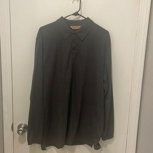 Roundtree and Yorke Gold Label Long-sleeve Polo - L